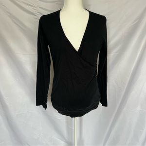 Maternity black wrap